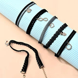 Gothic Lace Necklace Small Fresh Neckline Chain