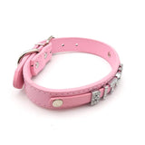 Sexy Pink Leather Collar Letters Daddy PRINCESS Choker Necklace Adult