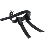 Leather BowKnot Choker Necklace Collar Gothic Punk Choker
