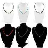Leather DIY Charms Necklaces Steel Fine Sheepskin Fit European US Women DIY Jewe