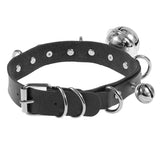 Euro Style Bondage Choker Goth Punk Bell Necklace