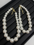 Exaggerated Pearl Necklaces Vintage Charm Jewelry
