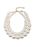 Exaggerated Pearl Necklaces Vintage Charm Jewelry