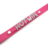 Sexy PU Leather Hotwife Choker Necklace