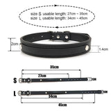 Sexy PU Leather Hotwife Choker Necklace
