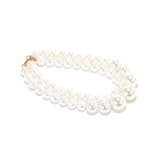 Exaggerated Double Pearl Choker Necklace