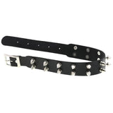 Spiked Leather Choker Collar Goth Necklace Punk Egirl Gothic Accessories