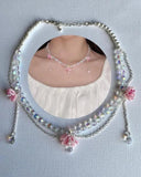 Cherry Blossom Necklace, Elegant Jewelry Accessory