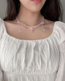 Cherry Blossom Necklace, Elegant Jewelry Accessory