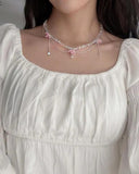 Cherry Blossom Necklace, Elegant Jewelry Accessory