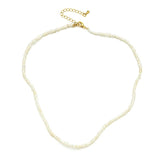 Boho Shell AMOUR Necklace with Pearl Pendant Choker