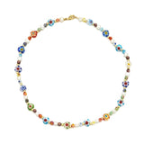 Boho Shell AMOUR Necklace with Pearl Pendant Choker