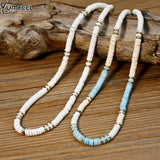 Yumfeel Shell Necklace Surfer Jewelry Chokers