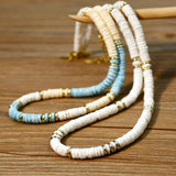 Yumfeel Shell Necklace Surfer Jewelry Chokers