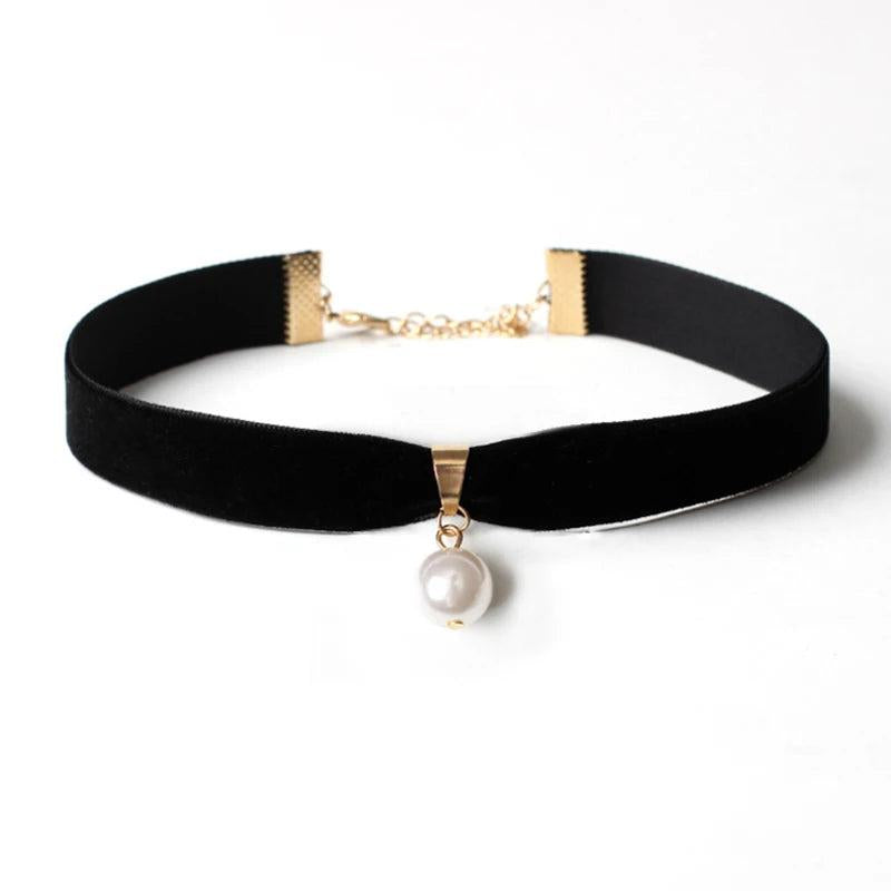 Freshwater Pearl Opal Choker Necklace for Women