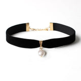 Freshwater Pearl Opal Choker Necklace for Women