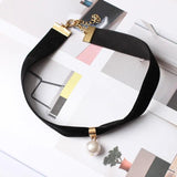 Freshwater Pearl Opal Choker Necklace for Women