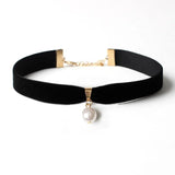 Freshwater Pearl Opal Choker Necklace for Women