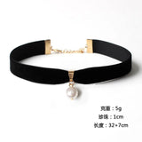 Freshwater Pearl Opal Choker Necklace for Women