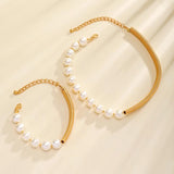 Vintage Pearl Beads Choker Necklace for Women