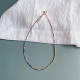 Crystal Beaded Choker Necklace for Women