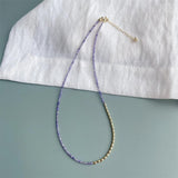 Crystal Beaded Choker Necklace for Women