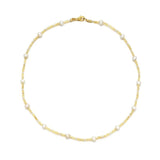 Boho Pearl Beads Choker Clavicle Chain Necklace For Women Wedding Jewelry