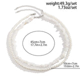 Punk Stone Beaded Necklace for Men