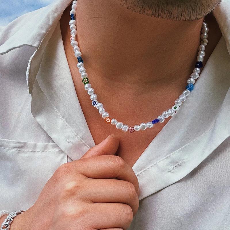 Y2K Colorful Acrylic Flower Choker Necklace
