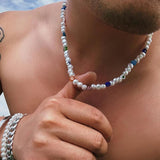 Y2K Colorful Acrylic Flower Choker Necklace