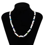 Y2K Colorful Acrylic Flower Choker Necklace