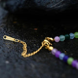 Chalcedony Necklace Freshwater Pearl Choker Jewelry