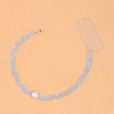 Pearl Necklace Natural Crystal Collar Chains Short Choker Necklace