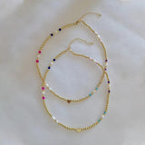 Natural Shell Star Beaded Necklace Women Ins Fahsoin Choker Pearl Necklace