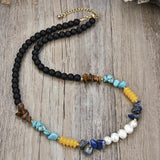 Coconut Shell Freshwater Pearl Necklace Natural Stone Stainless Steel Jewelry