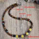 Coconut Shell Freshwater Pearl Necklace Natural Stone Stainless Steel Jewelry