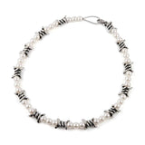 Stainless Steel Barbed Wire Necklace for Men Women