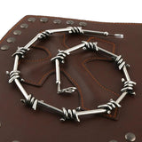 Stainless Steel Barbed Wire Necklace for Men Women
