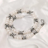Stainless Steel Barbed Wire Necklace for Men Women