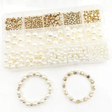 720pcs Love Heart Pearls Acrylic Beads for DIY Jewelry Making