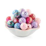 15/20mm Golf Ball Beads Pearl Round Acrylic Jewelry Making DIY Pacifier Chain