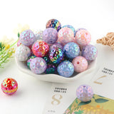 15/20mm Golf Ball Beads Pearl Round Acrylic Jewelry Making DIY Pacifier Chain