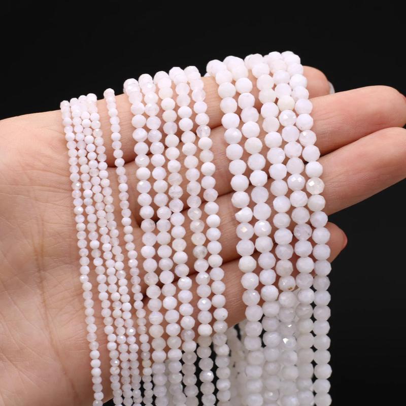 Gem Multicolor Agate Apatite Faceted Loose Beads for Jewelry Making