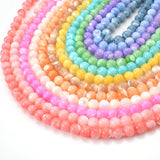 Natural Shell Beads Round Pearl Spacer Beads for Jewelry Making 4/6/8mm