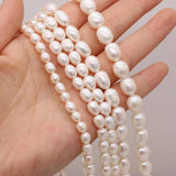 Freshwater Pink Pearl Beads 5-10mm DIY Jewelry Making 36CM