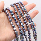 Freshwater Pink Pearl Beads 5-10mm DIY Jewelry Making 36CM