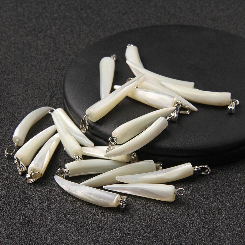 Mother of Pearl Shell Pendants for DIY Jewelry Making