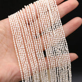 Natural Freshwater Pearl Beads Rice Shape Size 2-3mm
