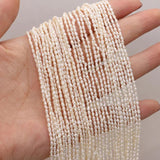 Natural Freshwater Pearl Beads Rice Shape Size 2-3mm