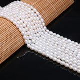 Freshwater Pearl Orange Pink Rice Bead 4-5mm DIY Jewelry Making